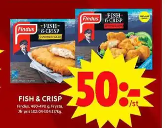 ICA Maxi Fish & crisp fiskpinnar erbjuda