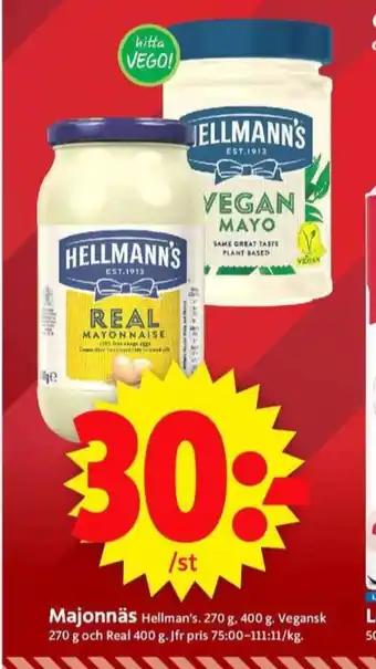 Hellmanns majonnäs
