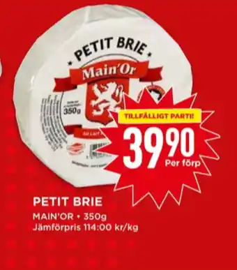Willys Main or brie erbjuda