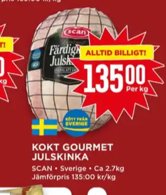 Willys Scan julskinka erbjuda