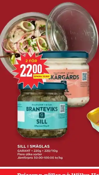 Willys Hemma Garant sillinläggningar erbjuda