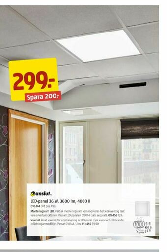 Jula Anslut LED armatur erbjuda