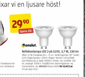 Jula Anslut LED Lampor erbjuda