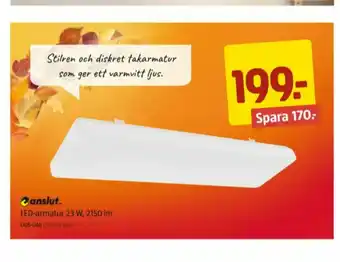Jula Anslut LED armatur erbjuda