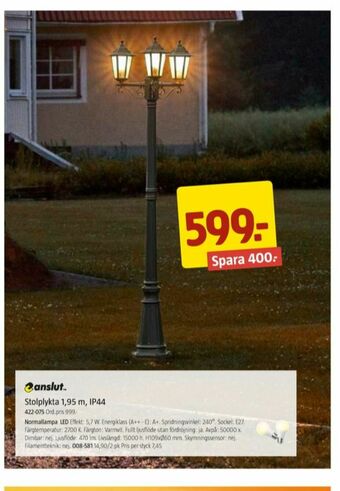 Jula Anslut Utebelysning erbjuda