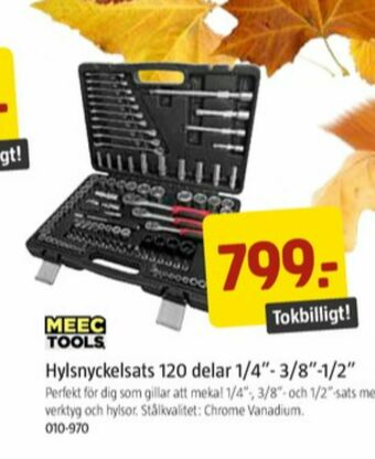 Jula Meec Tools Hylsnyckelsats erbjuda