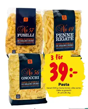 City Gross Pasta erbjuda
