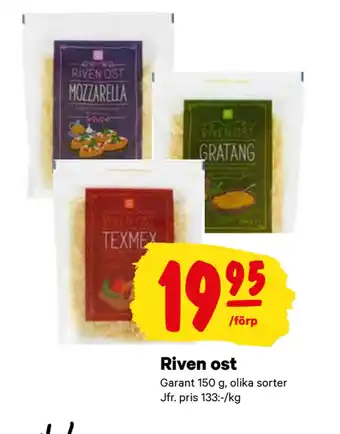 City Gross Riven ost erbjuda
