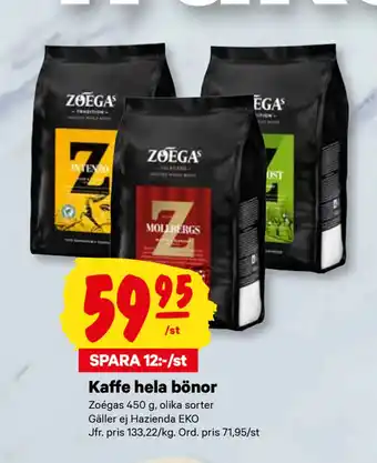 City Gross Kaffe hela bönor erbjuda
