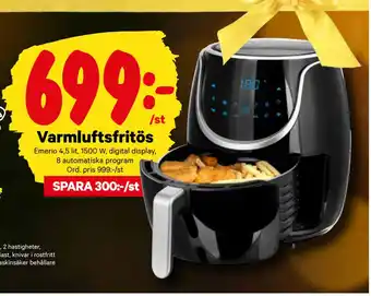 City Gross Varmluftsfritös erbjuda