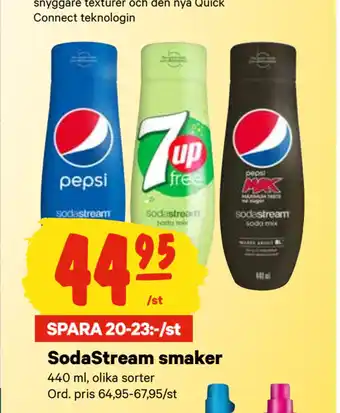 City Gross Sodastream smaker erbjuda