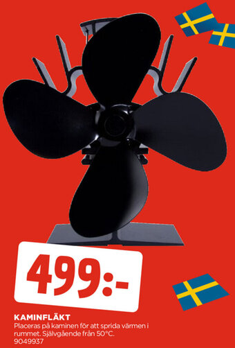 Jem&Fix Kaminfläkt erbjuda