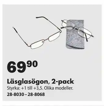 Läsglasögon 2-pack