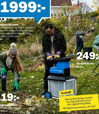 Biltema Kompostkvarn erbjuda