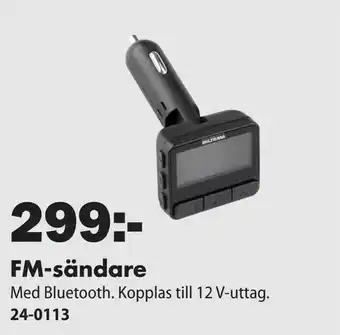 Biltema FM-sändare erbjuda