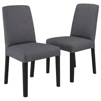 IKEA Bergmund stol, svart/gunnared mellangrå erbjuda