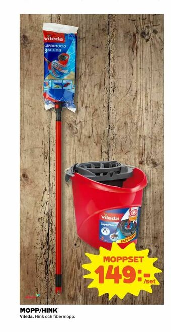 Coop Extra Mopp/hink erbjuda