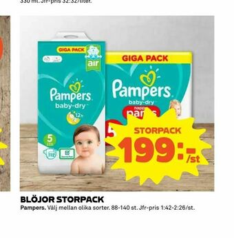 Coop Extra Blöjor storpack erbjuda
