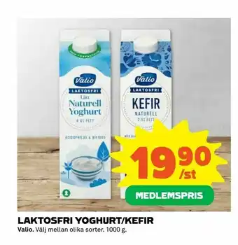 Laktosfri yoghurt/kefir