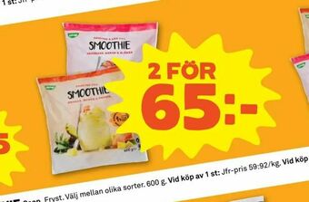 Coop Forum Frukt och bärmix till smoothie erbjuda