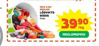 Coop Extra Lösviktsgodis erbjuda