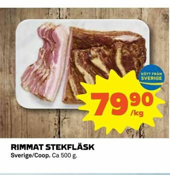 Coop Daglivs Rimmat stekfläsk erbjuda