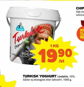 Coop Extra Turkisk yoghurt erbjuda