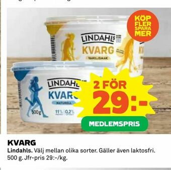 Coop Daglivs Kvarg erbjuda