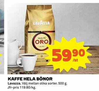 Coop Daglivs Kaffe hela bönor erbjuda