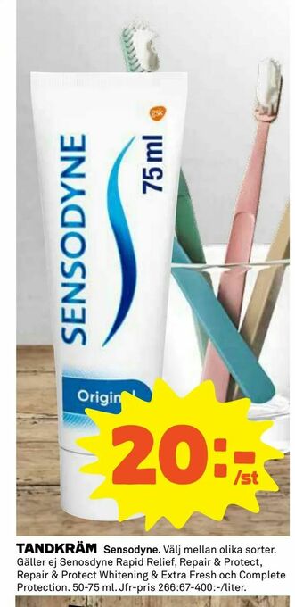 Coop Daglivs Tandkräm erbjuda