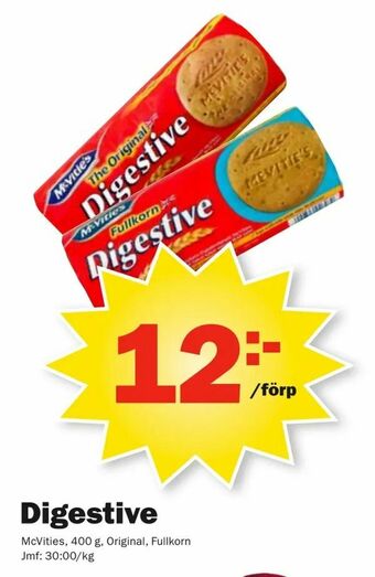 Pekås Digestive erbjuda