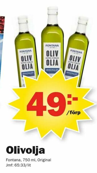 Pekås Olivolja erbjuda
