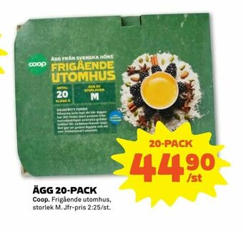 Stora Coop Ägg 20-pack erbjuda