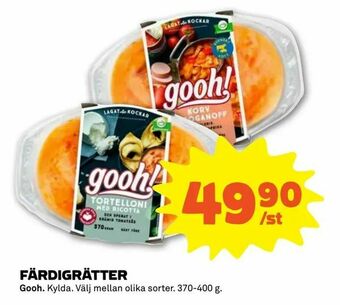 Stora Coop Färdigrätter erbjuda