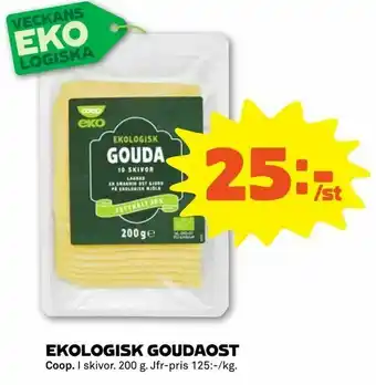 Stora Coop Ekologisk goudaost erbjuda