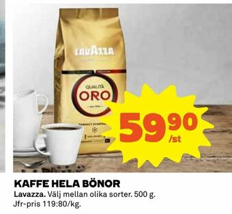Coop Kaffe hela bönor erbjuda