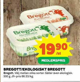 Coop Bregott/ekologiskt bregott erbjuda