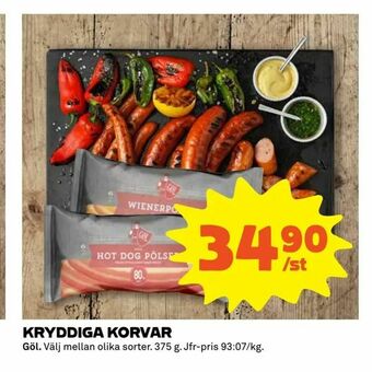 Coop Extra Kryddiga korvar erbjuda