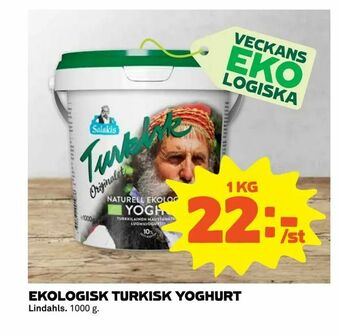 Coop Extra Ekologisk turkisk yoghurt erbjuda