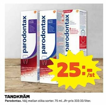 Coop Extra Tandkräm erbjuda