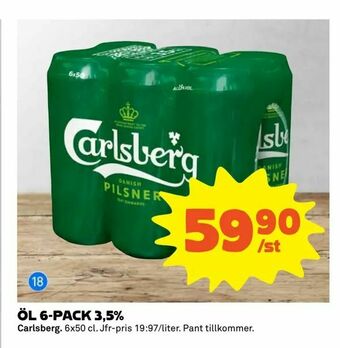Coop Extra Öl 6-pack 3,5% erbjuda