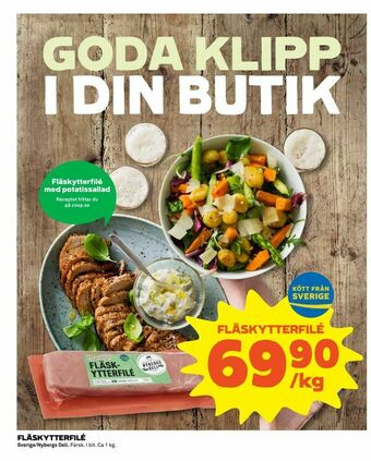 Coop Extra Fläskytterfilé erbjuda