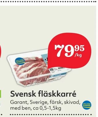 Hemköp Svensk fläskkarré erbjuda