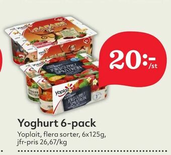 Hemköp Yoghurt 6-pack erbjuda