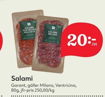 Hemköp Salami erbjuda