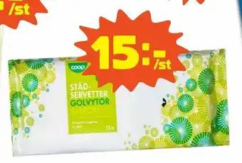 Städservett golv