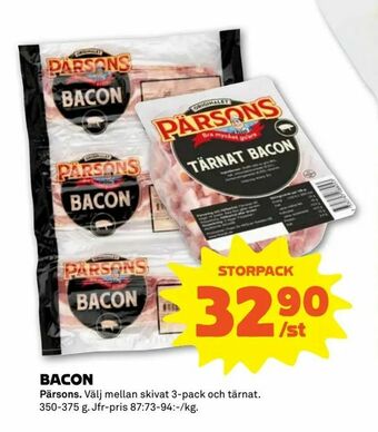 Coop Forum Bacon erbjuda