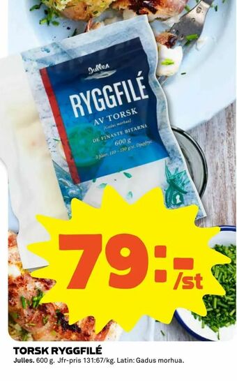 Torsk ryggfilé