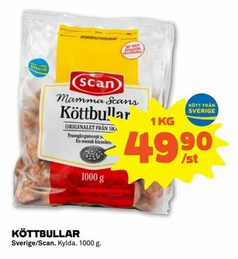 Stora Coop Köttbullar erbjuda