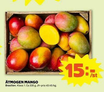 Stora Coop Ätmogen mango erbjuda